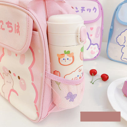 Bolsa de almuerzo portátil con aislamiento, linda y creativa
