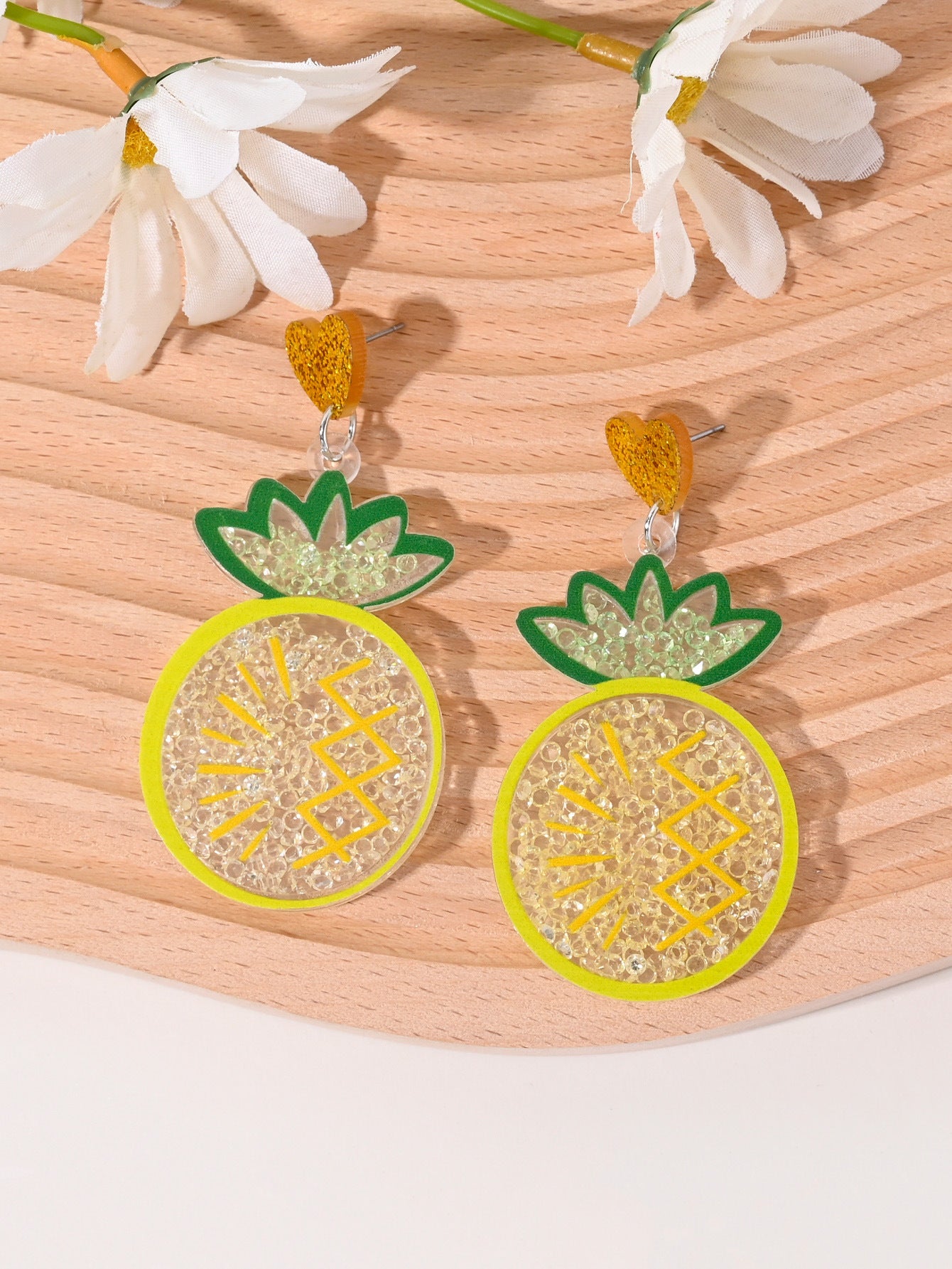 Cherry Strawberry Watermelon Pineapple Coconut Cake Ice Cream Earrings For Women