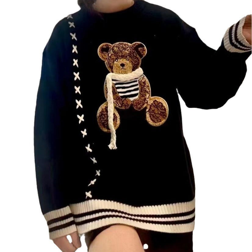 Loose And Lazy Style Fashion Knitwear Women
