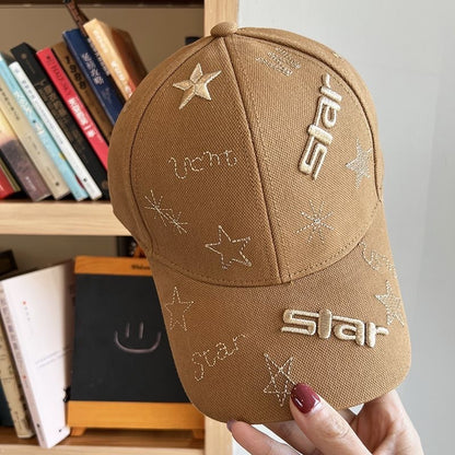 Gorra pequeña con visera para hombre, estilo casual, a prueba de sol y con aspecto de cara salvaje
