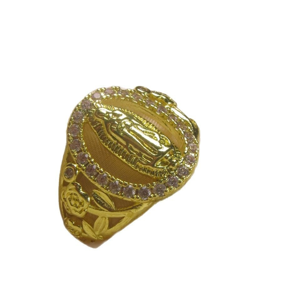 Micro Inlaid Zircon Virgin Light Luxury Minority Ring