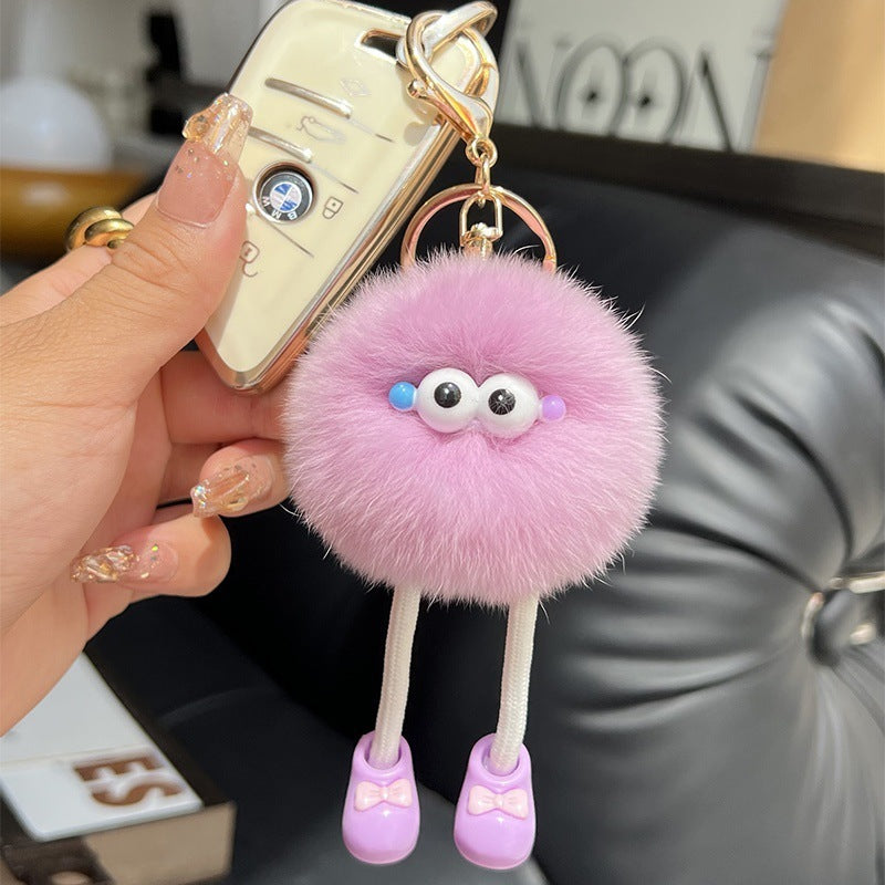 Plush Big Long Leg Small Briquette Key Ring