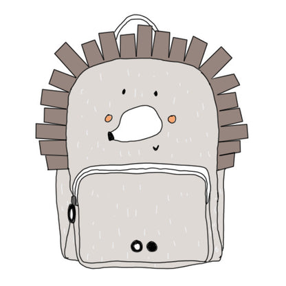 Mochila escolar con dibujos de animales