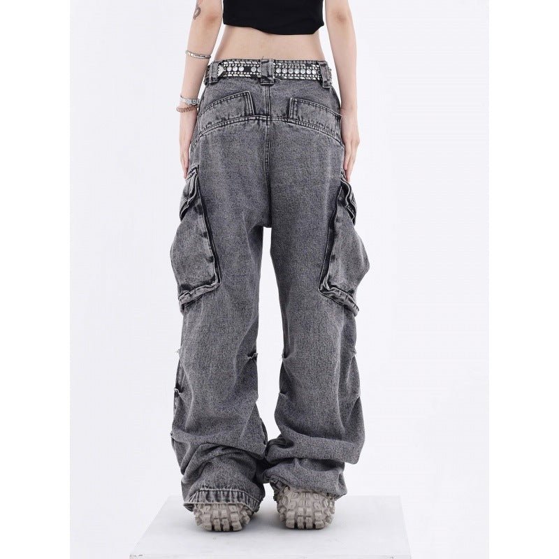 Retro Fashionable Cargo Pants Men - BAGMODA