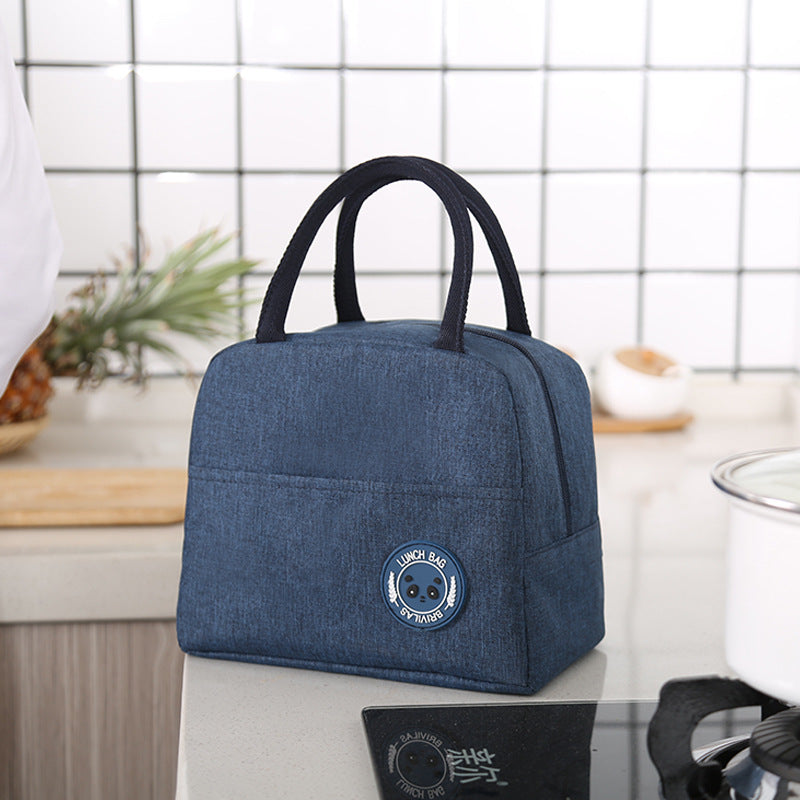 Large Capacity Portable Aluminum Foil Thickening Insulated Lunch Box Bag