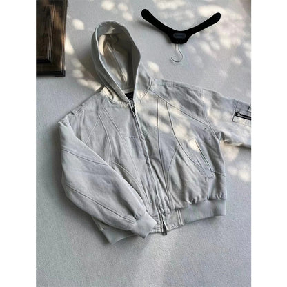 Coat Men's Heavy Canvas Washed Jacket Workwear
