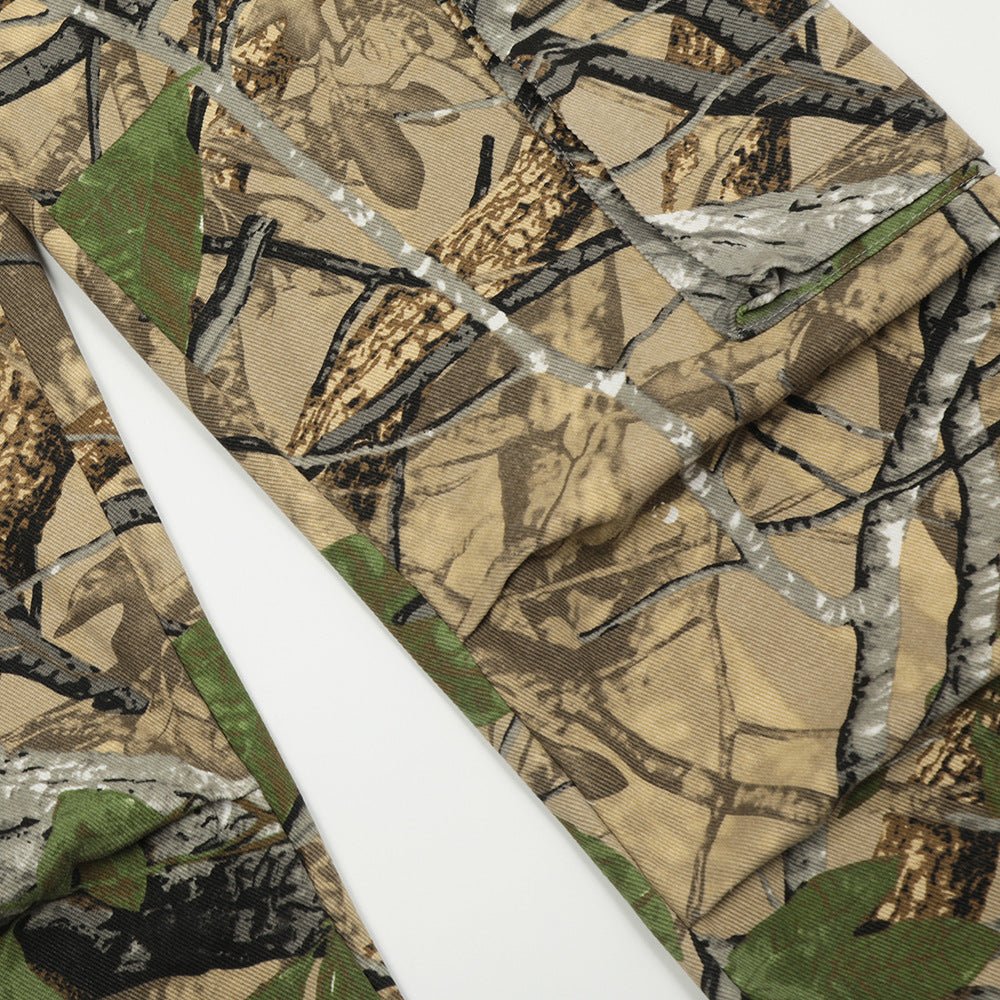 Jungle Camouflage Cargo Pants Men Fashion Brands Niche - BAGMODA