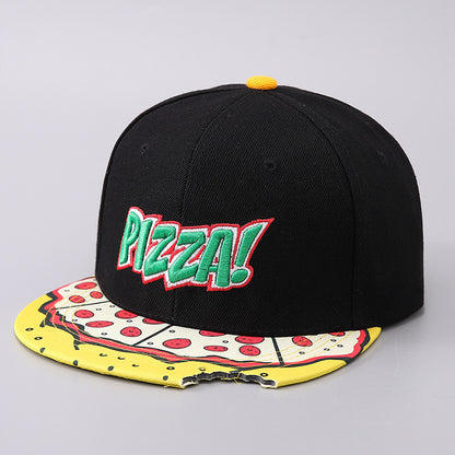 Gorra de béisbol de ala plana con esquinas faltantes, ideal para hombres y mujeres, para deportes al aire libre y a prueba de sol.