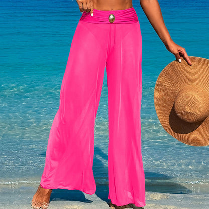 Bikini Dreiteiliger Strandhosen-Split-Badeanzug für Damen