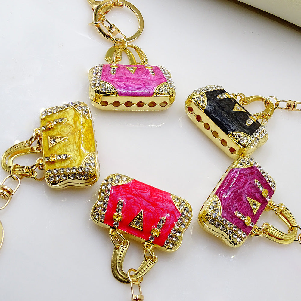 Pendant Environmental Protection Alloy Diamond Color Enamel Cloud Pattern