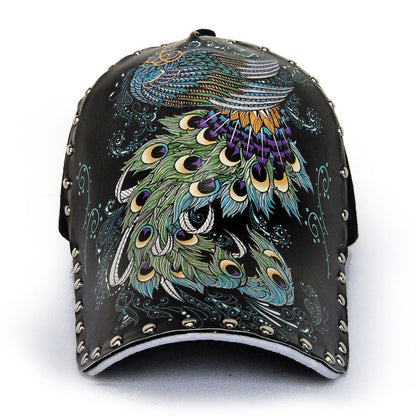 Gorra de béisbol con visera rígida y ala ancha impresa en 3D