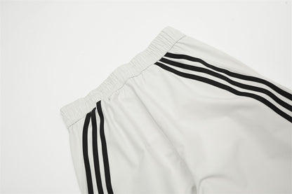 Around Three Bars Patchwork Casual Pants Men - BAGMODA