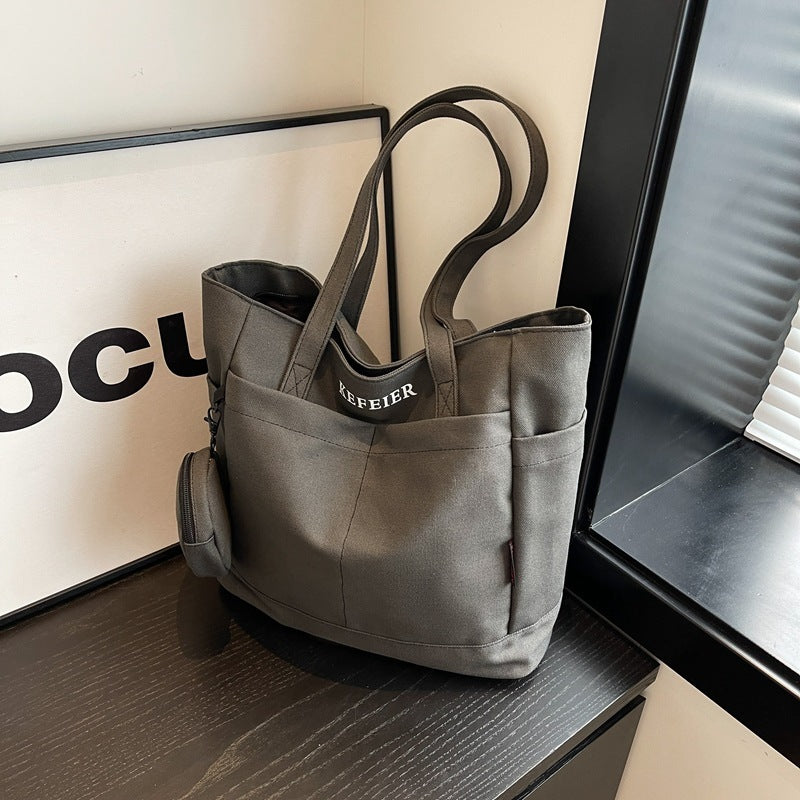 Canvas Shoulder Leisure Tote Bag