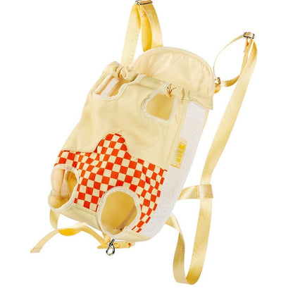 Mochila para mascotas con bolsillo para llevar al gato, portátil y práctica para pasear