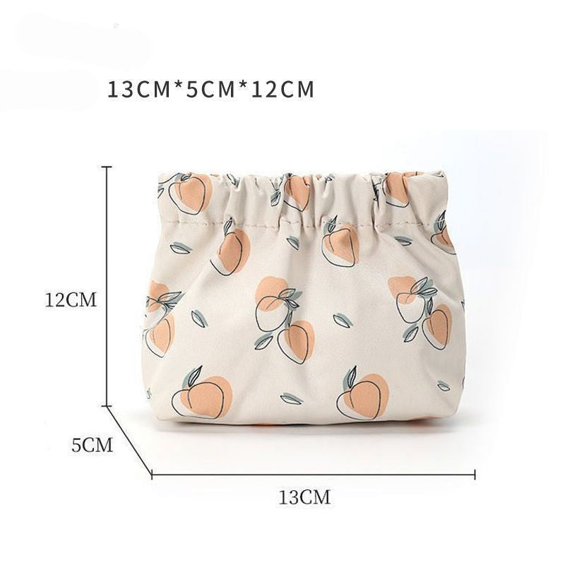 Printing Mouth Red Bag Storage Bag Portable