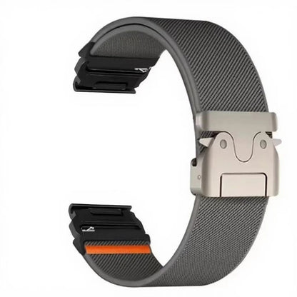 Correa de reloj tejida con cordón elástico para hombre