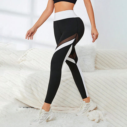 Pantalones de yoga de cintura alta para mujer, sexys, con realce de cadera y base transpirable.