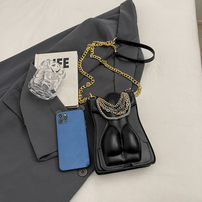 Quadratische Tasche im Western-Stil