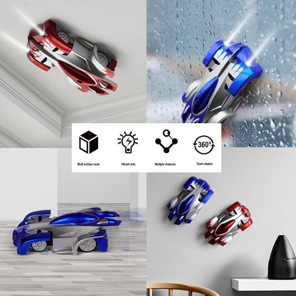 Coche teledirigido de escalada de pared para niños, juguete de carreras de modo dual, regalo