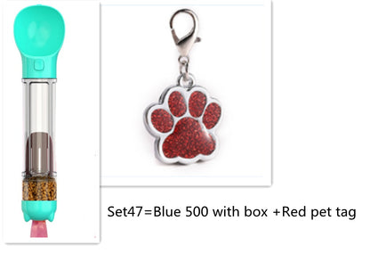 Vaso de agua multifuncional para mascotas Para llevar con el perro