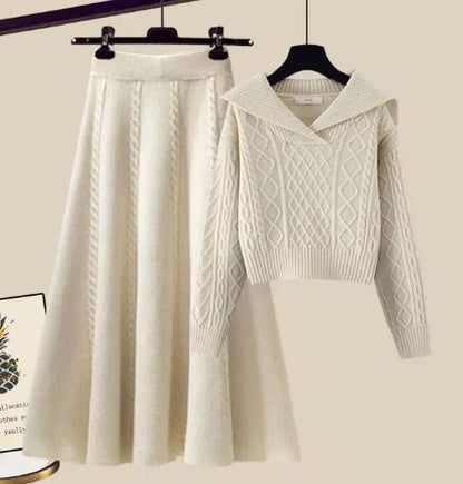 Otoño e invierno, nuevos jerseys cortos holgados y de estilo relajado en colores sólidos para mujer.