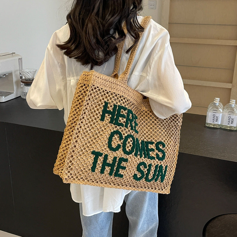 Weaving Hollow Tote Bag