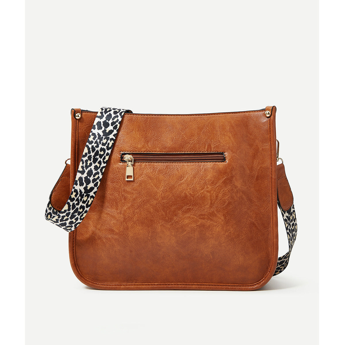 Crossbody-Schultertaschen mit Leopardenmuster und großer Kapazität