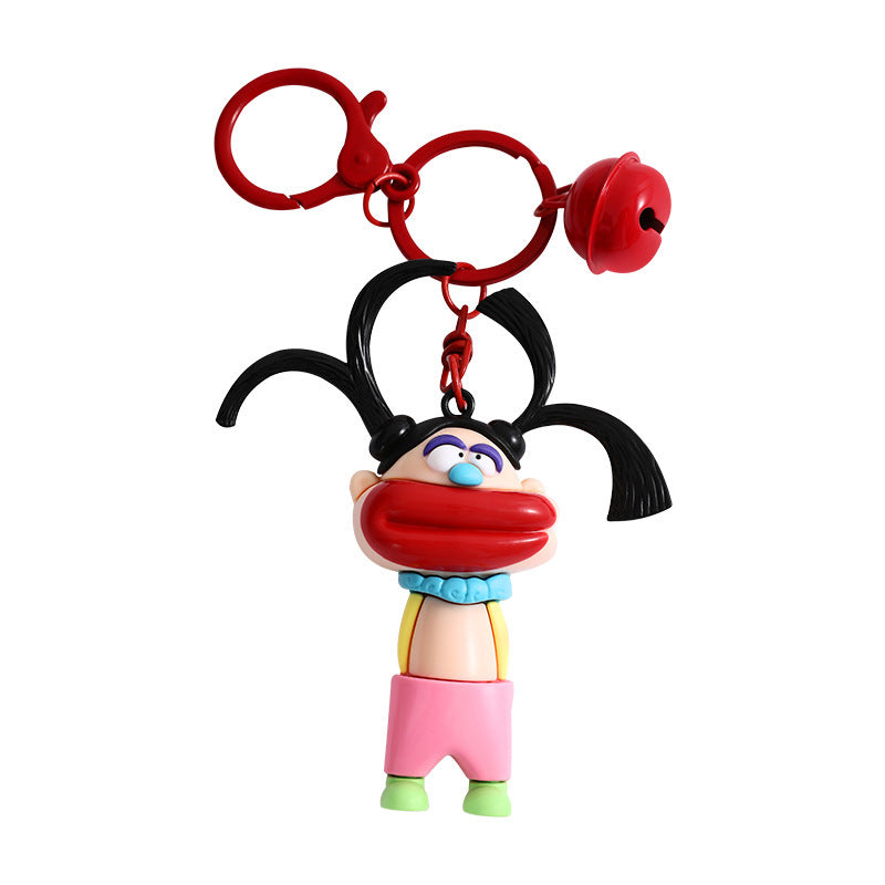 Ugly And Cute Uncle Loli Keychain Cute Cartoon Car Chain