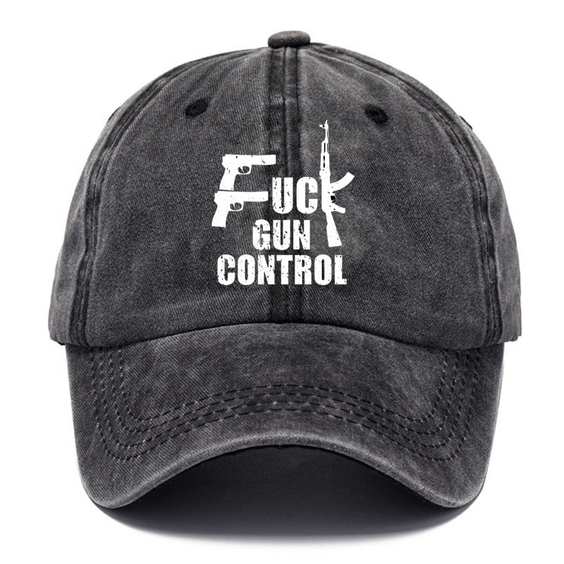 Washed Cotton Printed Old Dad Hat Men's Retro