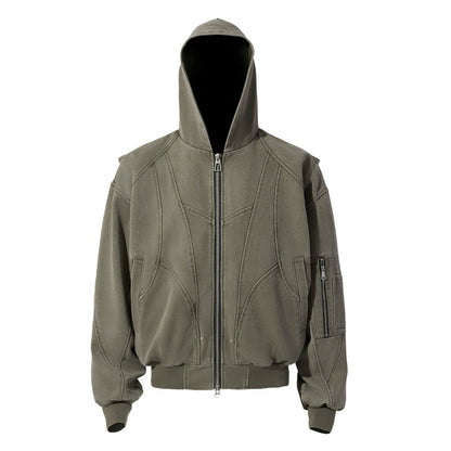 Coat Men's Heavy Canvas Washed Jacket Workwear