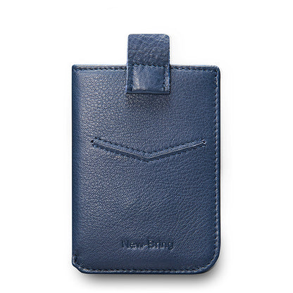 Echtes Leder Brieftasche Herren Kartenhalter Dünnes Rindsleder