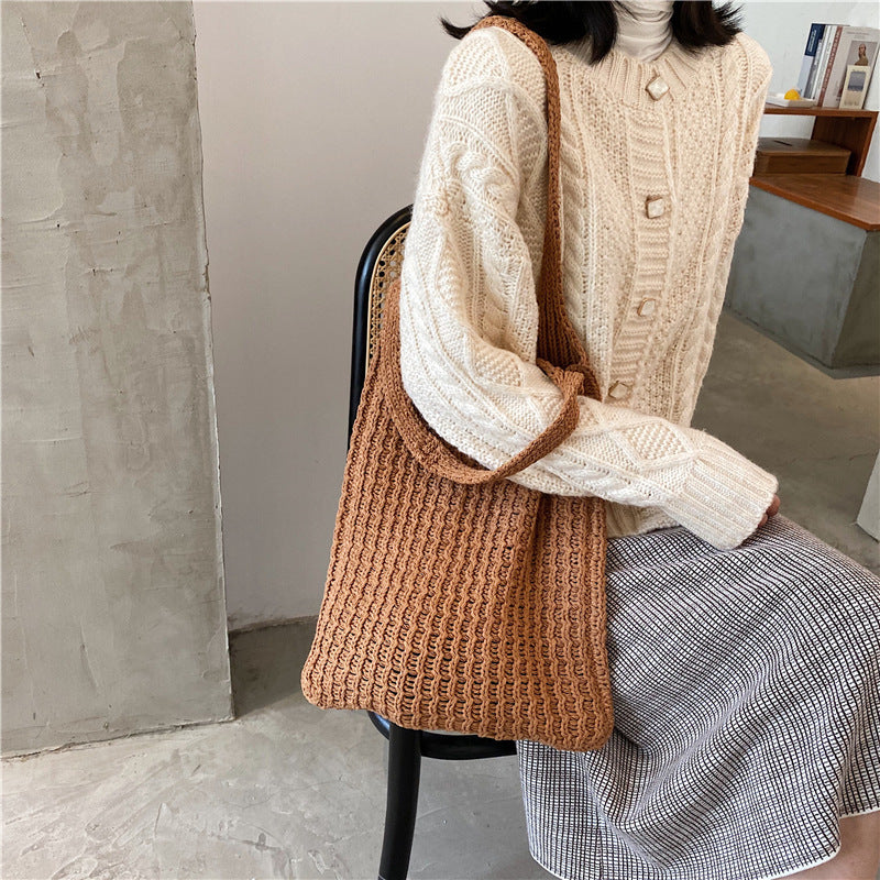 Shoulder Bag Women's Art Hand-held Shopping Bag