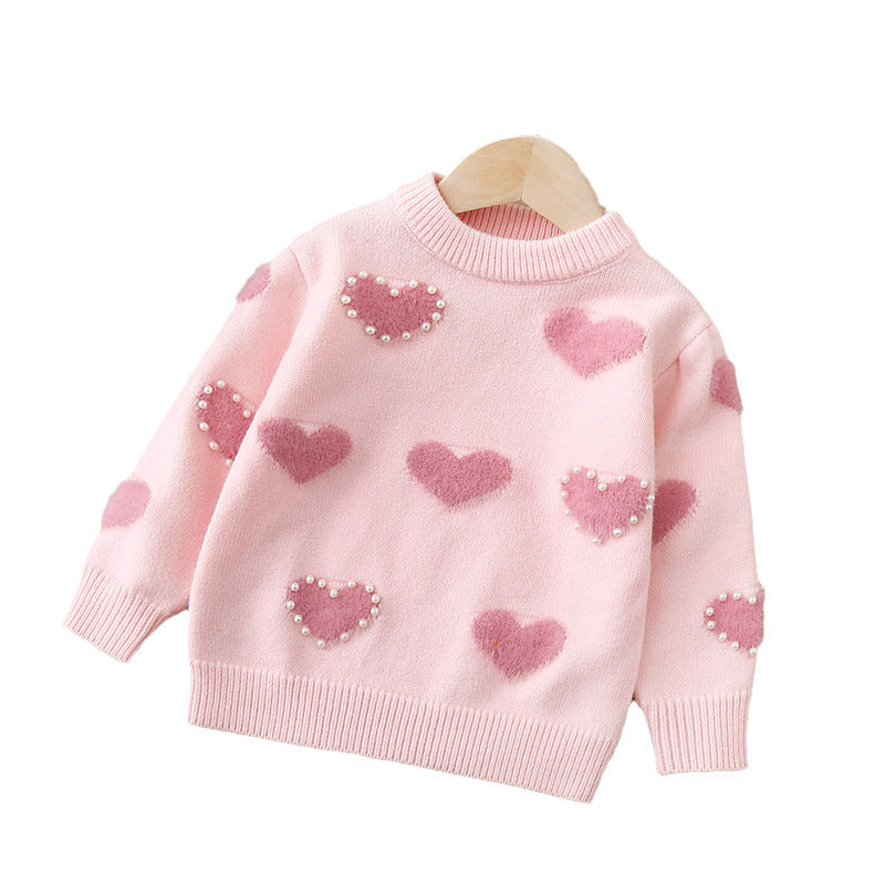 Girl's Sweater Knitwear Pullover Cardigan Top