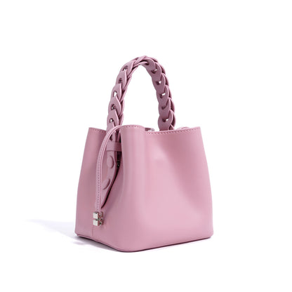 Mini bolso de cubo tejido