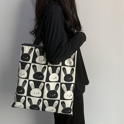 Süße Kaninchen Canvas Tasche