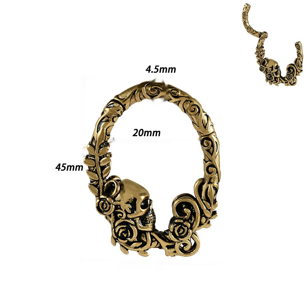 Fashion Sharp Cone Round Magnet Ear Extender