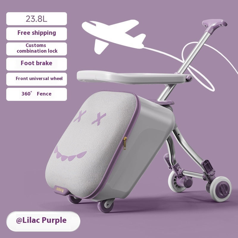 Children's Riding And Boarding Machine Trolley Case