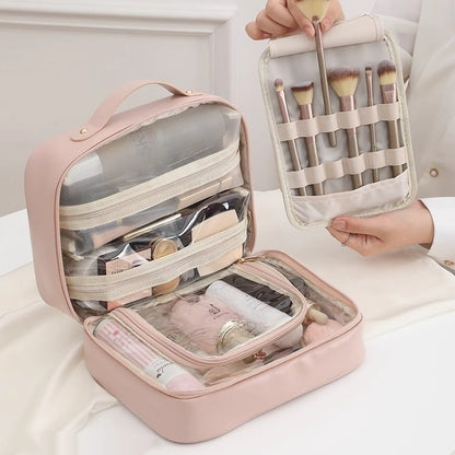 Bolsa portátil de viaje para guardar pintalabios
