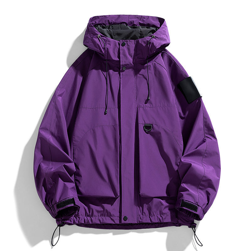 Jacket Men's Windproof Waterproof Leisure Fashion Work Clothes Coat
