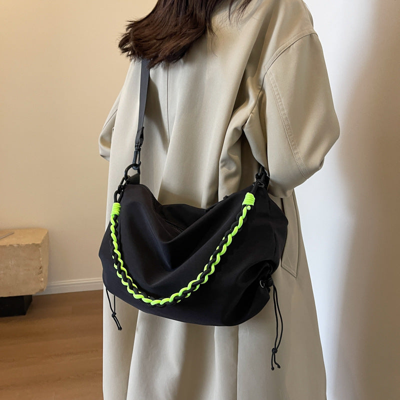 Orange Nylon Messenger