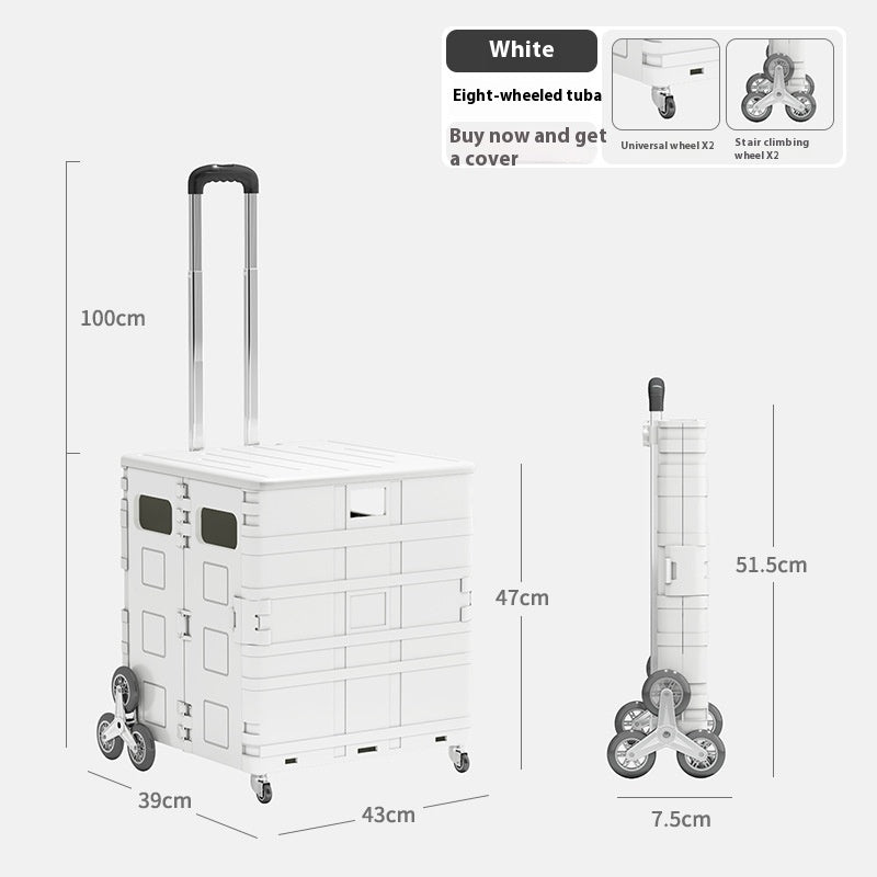 Shopping Luggage Trolley Express Trolley Foldable Shopping