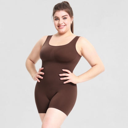 Einfarbige integrierte Sport-Shapewear für Damen