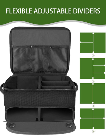 Caja de almacenamiento para baúl de golf, impermeable, para coche