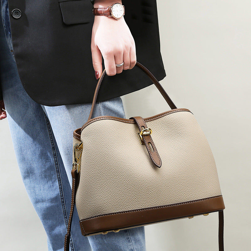 Lychee Pattern Shoulder Bag