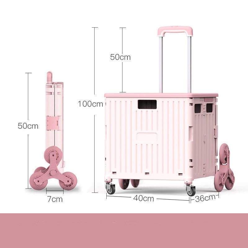 Carrito de compras plegable