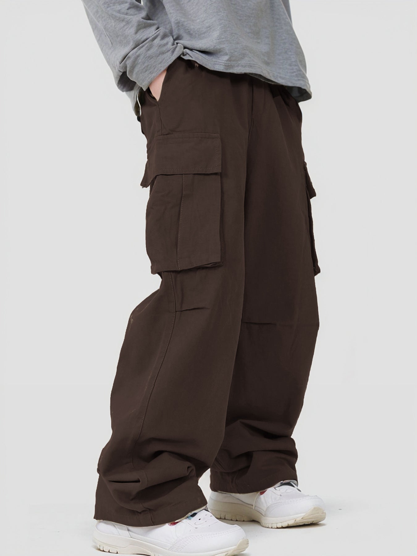 Loose Straight Track Pants Men - BAGMODA