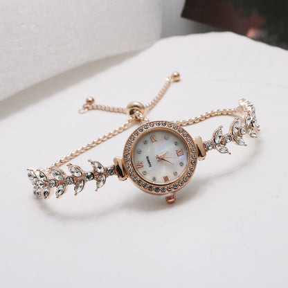 Reloj de pulsera para mujer, sencillo y de moda, con diseño temperamental y extraíble.