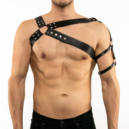 Men's Sexy Leather Tight Shapewear