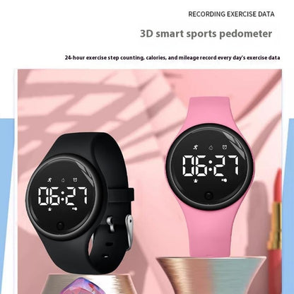 Reloj electrónico para estudiantes de secundaria, masculino y femenino, con alarma y vibración silenciosa.