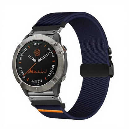 Correa de reloj tejida con cordón elástico para hombre